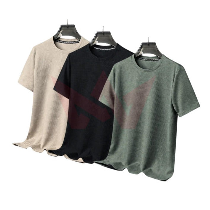 Kit 03 Camisetas Masculina Básica de Algodão
