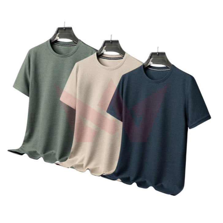 Kit 03 Camisetas Masculina Básica de Algodão