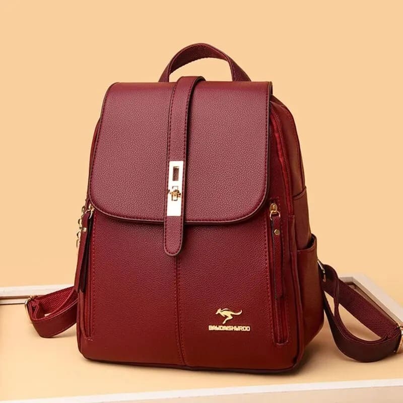 Mochila de Couro Luxury para Mulheres