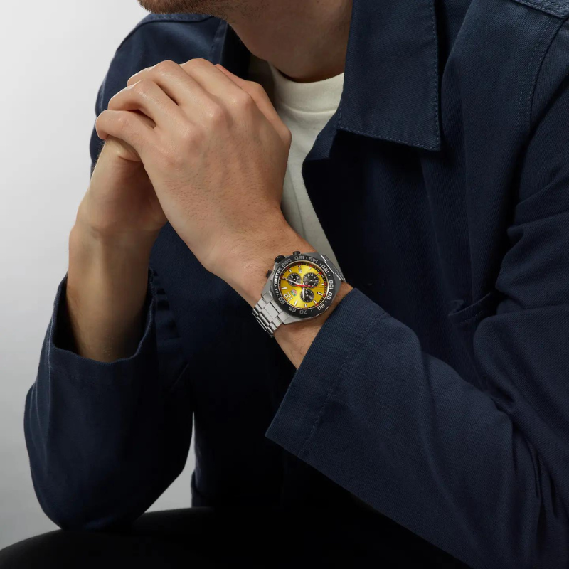 RELÓGIO DE LUXO CHRONOGRAPH AMARELO