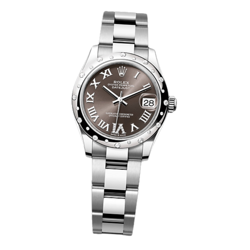 RELÓGIO DE LUXO DATEJUST CINZA MARROM