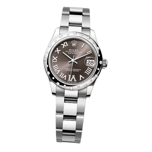 RELÓGIO DE LUXO DATEJUST CINZA MARROM