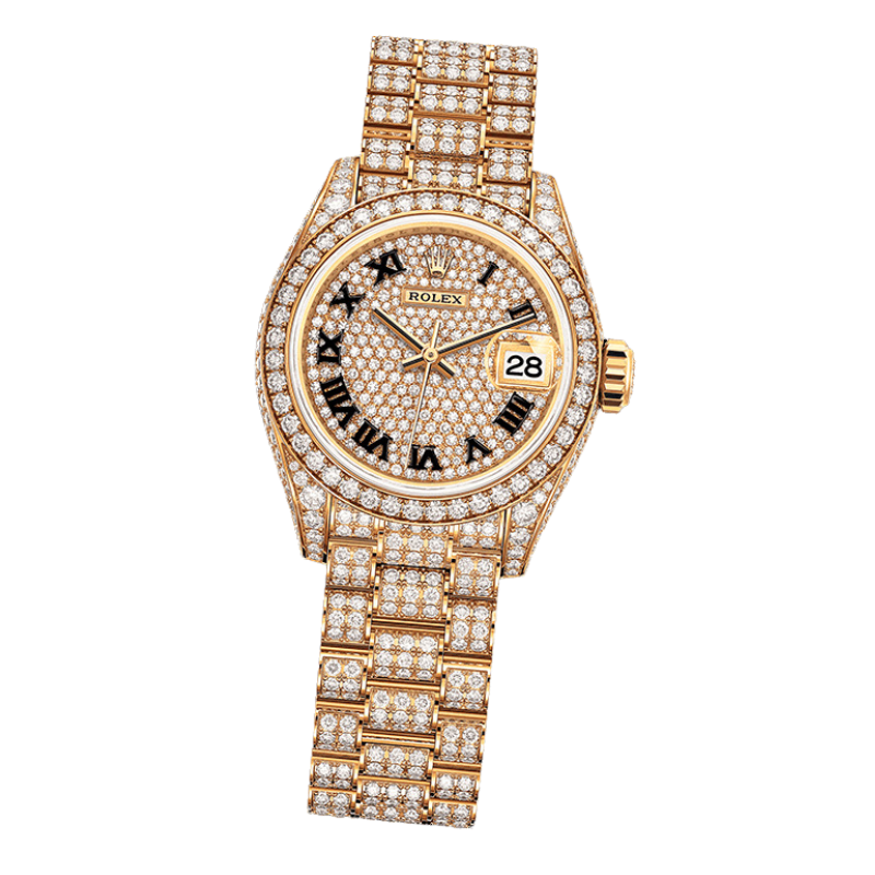 RELÓGIO LUXUOSO DATEJUST DOURADO