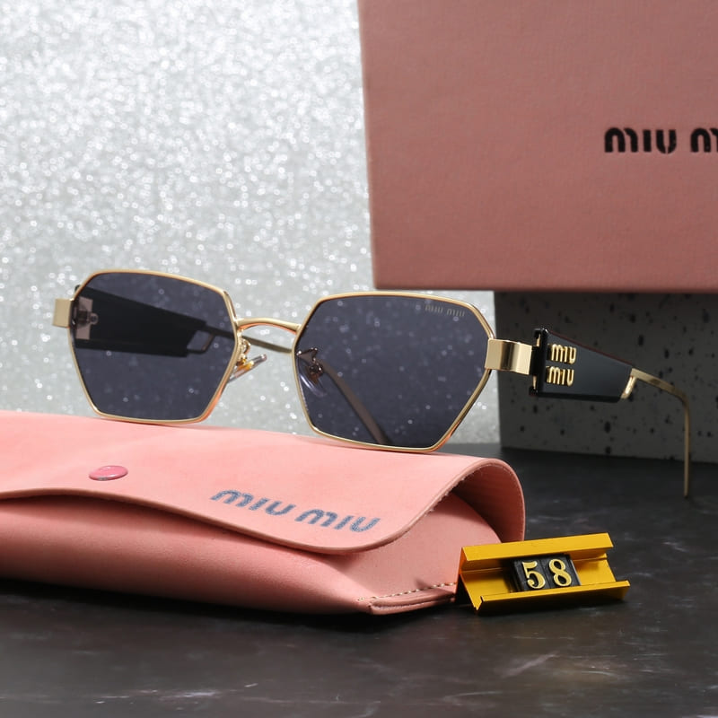 Óculos de Sol Feminino Retro Vintage Miu