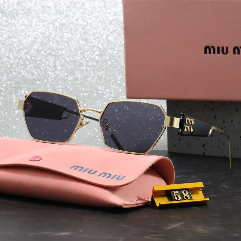 Óculos de Sol Feminino Retro Vintage Miu