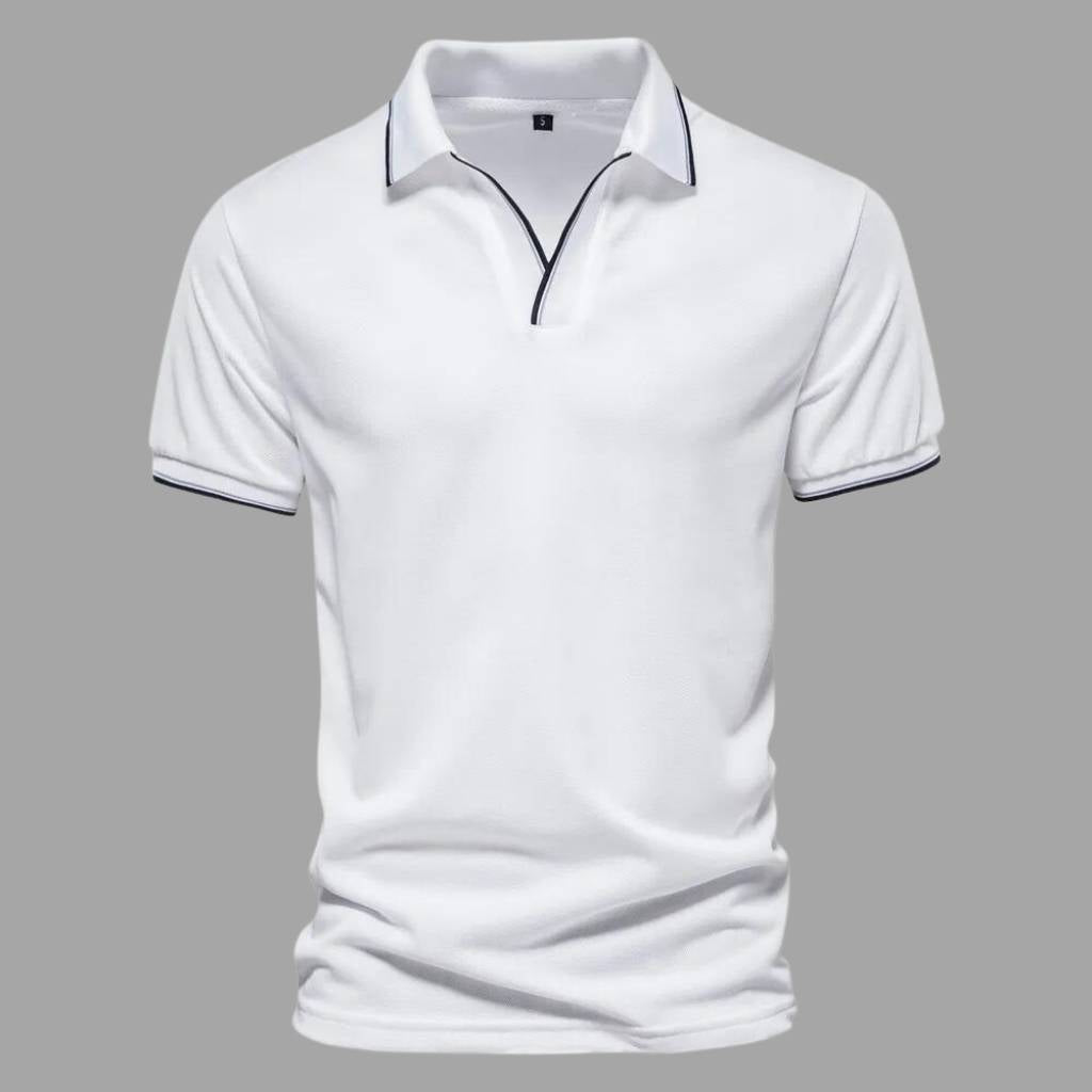 Camisa Polo Masculina Lisa Básica