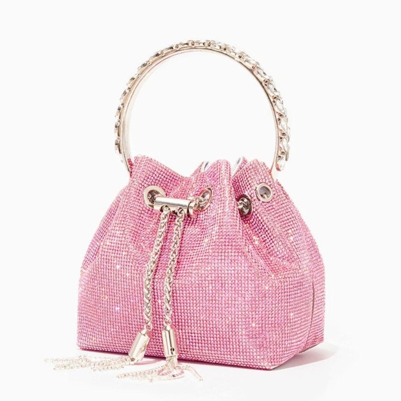 Bolsa Pequena Feminina Com Brilho Modelo CRYSTAL