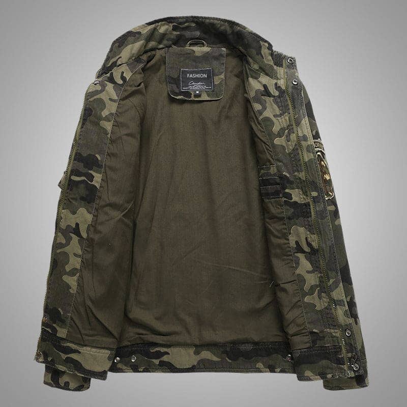 Jaqueta Masculina Militar Camuflada Sargent