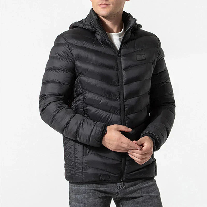 Jaqueta Puffer Masculina Advanced - Com aquecedor e carregador portátil