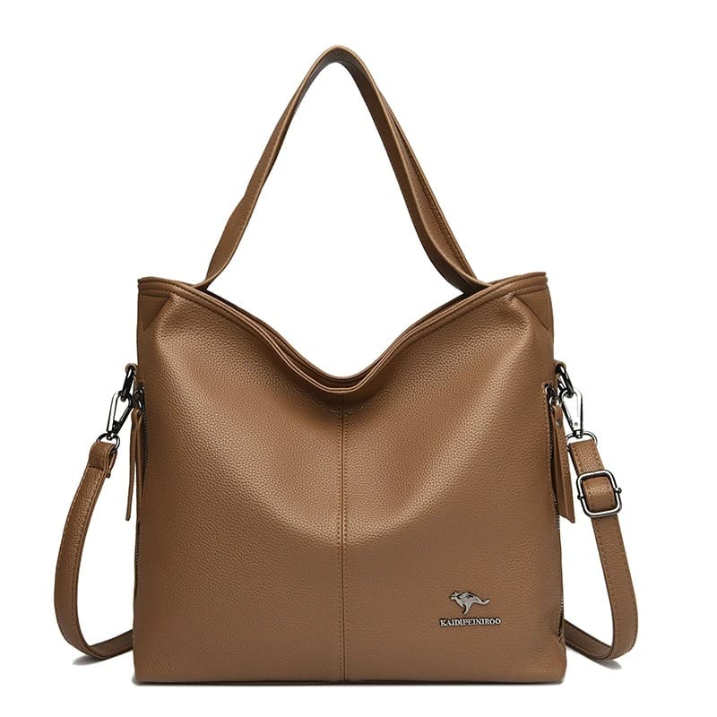 Bolsa de Couro de Luxo Crossbody Para Mulheres