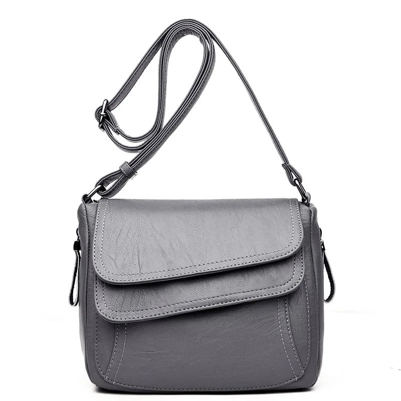 Bolsa de Couro Crossbody Alta Qualidade